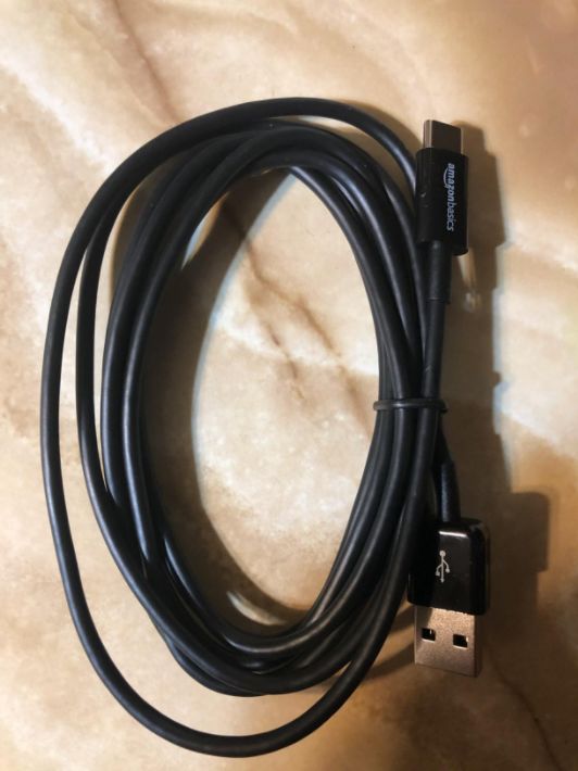Basics USB Typ C auf USB A 2.0 Kabel 0,9 Meter Wei/ß